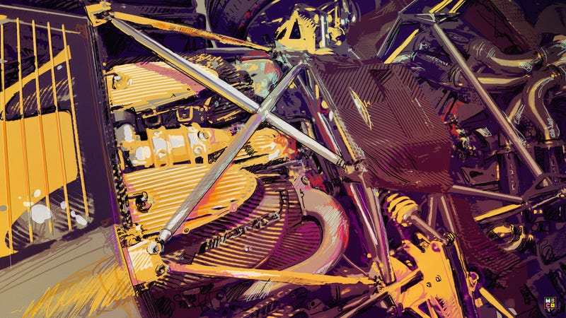 Illustration for article titled Car Art Friday: The Pagani Huayra AMG V12