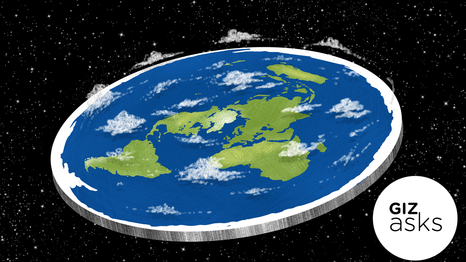 What If the Earth Suddenly Turned Flat?