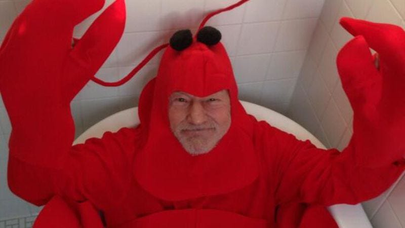 Illustration for article titled Patrick Stewart to test the limits of the Internet’s love by playing a white supremacist