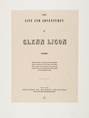 Illustration for article titled Glenn Ligon: Art That Pushes the Boundaries of 'Otherness'