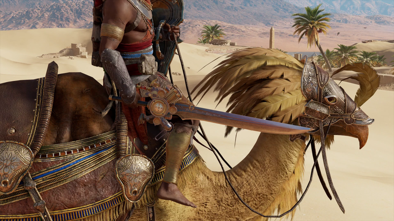 Final Fantasy Xv Easter Egg Dans Assassin S Creed Origins Vid O