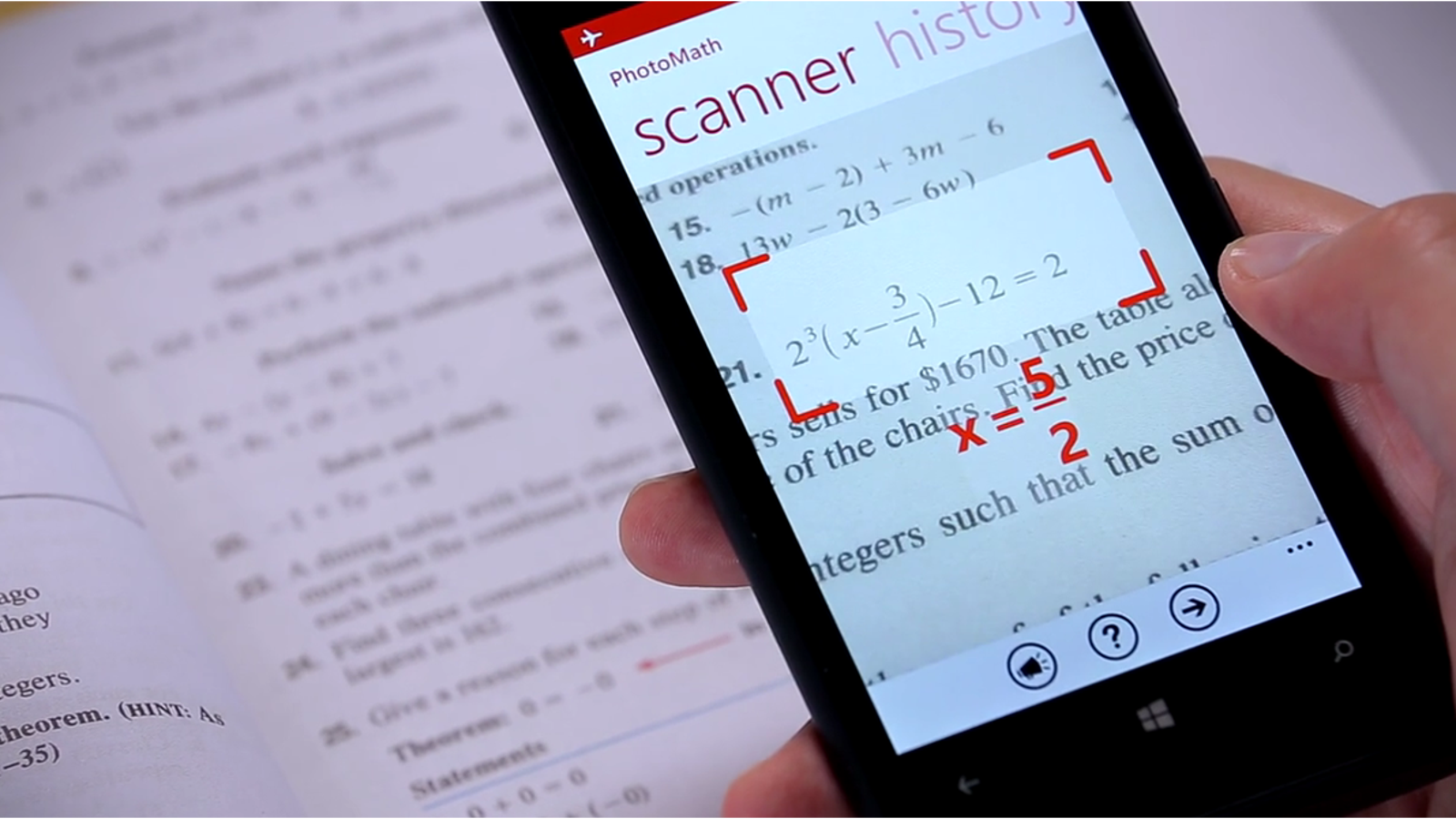 Esta genial app resuelve fórmulas matemáticas con la cámara del móvil