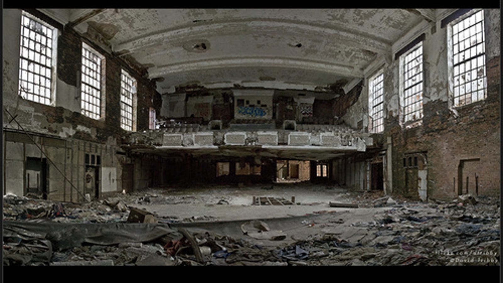 The Stately Ruins Of A Methodist Church: Gary, Indiana, USA