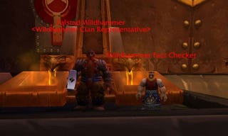 Illustration for article titled World Of Warcraft's Biggest Fan Immortalised In Game