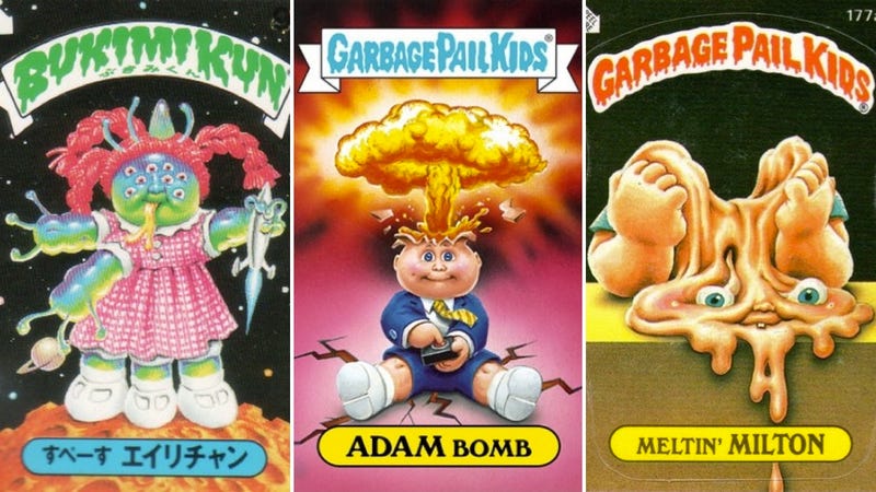 Image result for garbage pail kids cards