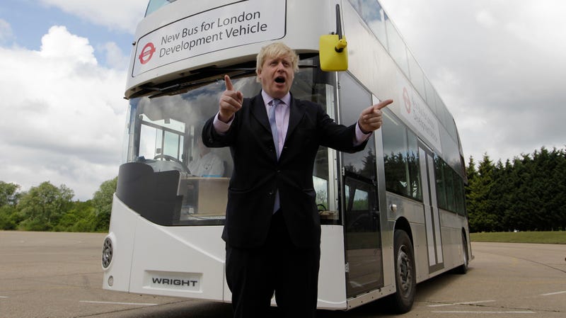 Illustration for article titled Boris Johnson on How He Likes to Relax: Buses