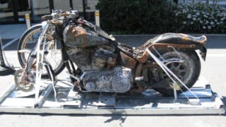 Illustration for article titled Harley Swept Across Ocean By Tsunami Will Be Preserved As Memorial