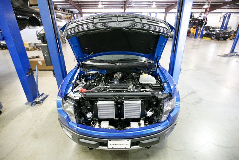 Illustration for article titled Hennessey Builds 605 HP Twin-Turbo Ford F-150 Raptor