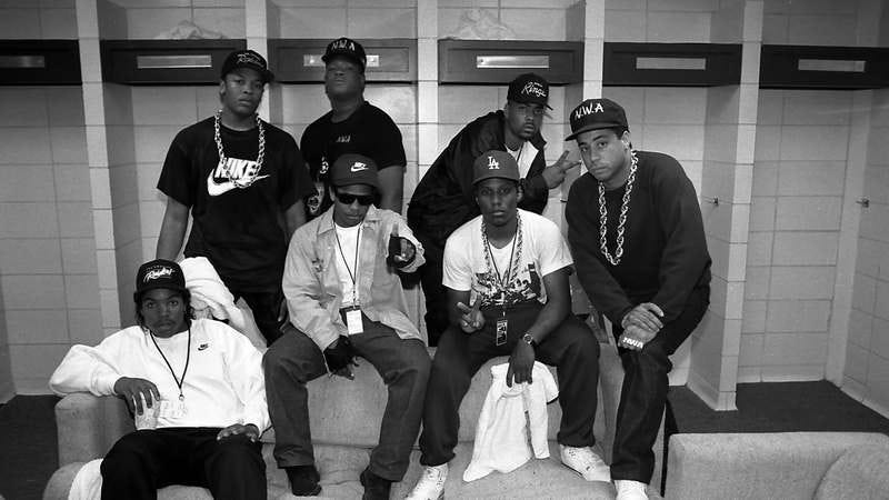 N.W.A. backstage in 1989 (Image by: Getty Images)