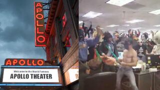 The Apollo Theater (D Dipasupil/Getty Images); The "Harlem Shake" (YouTube)