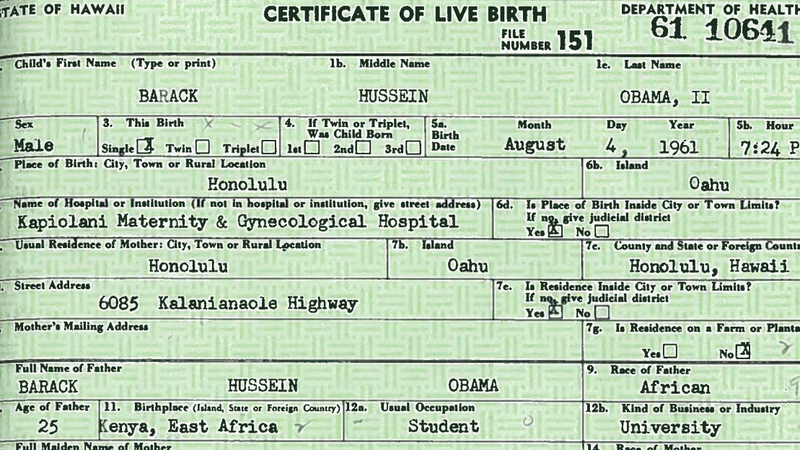 Hawaii Official Who Verified Obama S Birth Records Dies In