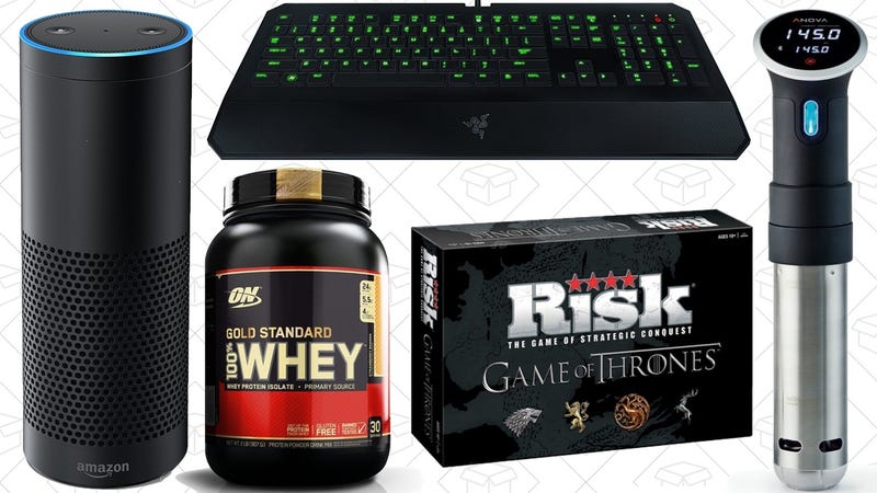 Illustration for article titled Saturday's Best Deals: $90 Amazon Echo, Razer Gaming Gear, Sous-Vide, and More