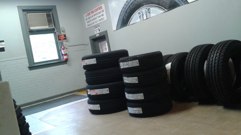 Illustration for article titled AMA over! Sitting in the guest area of the local tire shop...