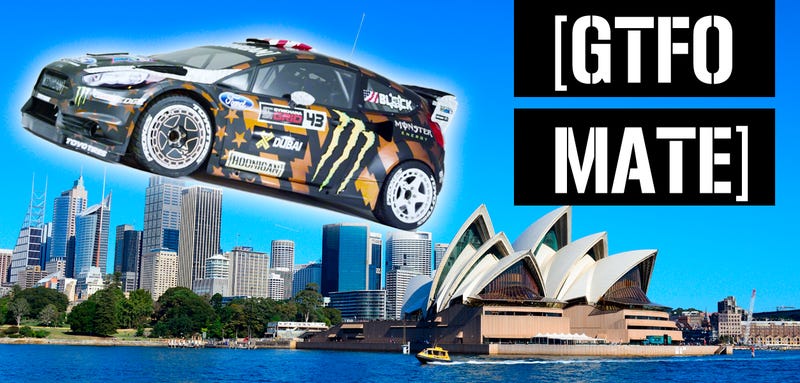 Illustration for article titled Australian Cops Shut Down Ken Block's Gymkhana Nine Before It Happened