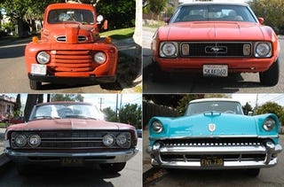 Celebrating 450 Old Vehicles Down On The Alameda Street Ford, Lincoln