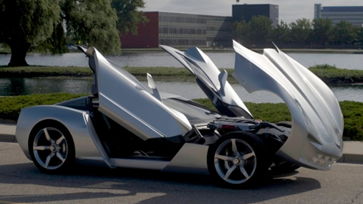 Stingray Concept Transformers Corvette A High Tech Hybrid Super Car