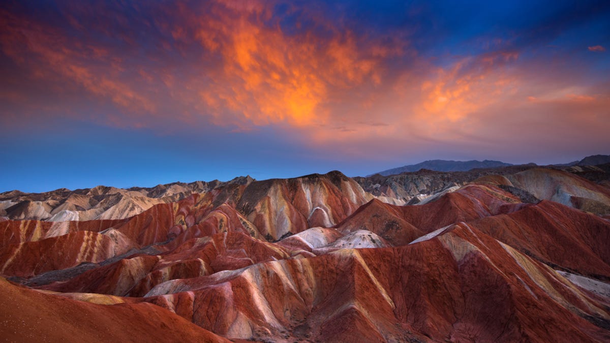 These Rainbow Mountains Are China S Secret Geological Wonder