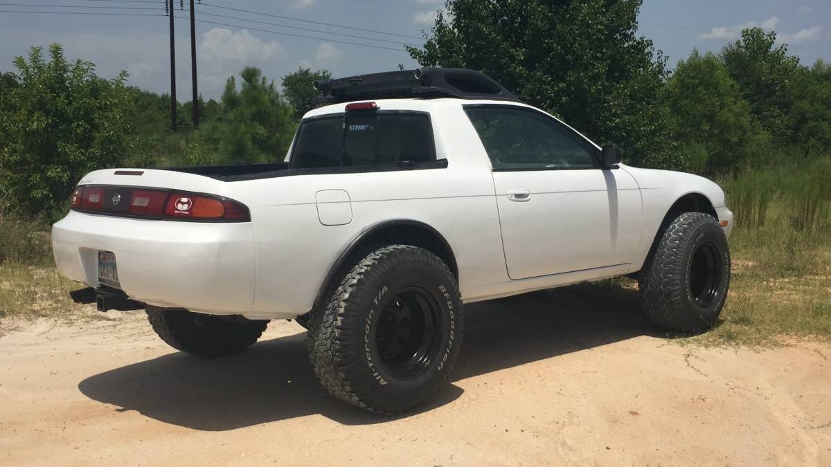 Somebody Built A Lifted Nissan 240sx Truck
