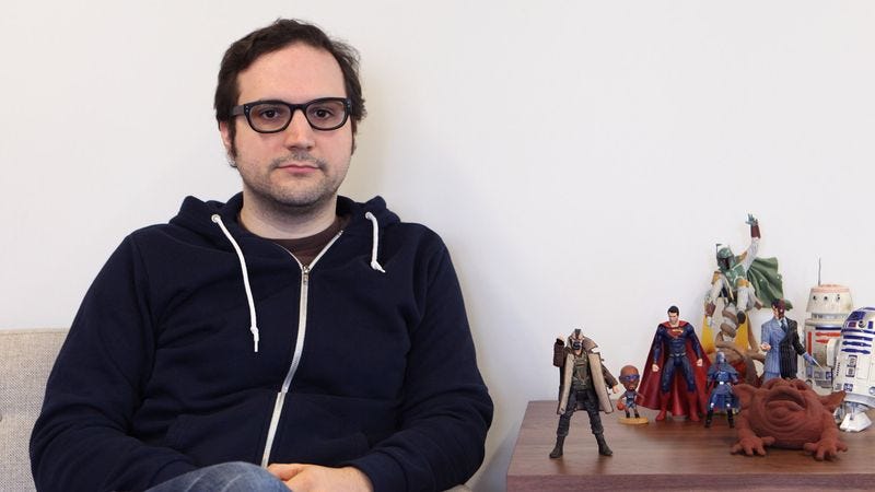 Illustration for article titled Grown Man Who Owns Bane Action Figure Has Love To Give