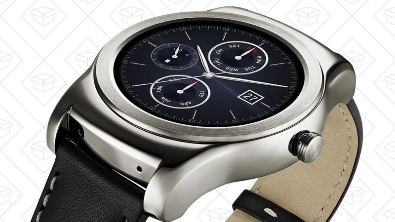 LG Watch Urbane, $99. Discount shown in cart.