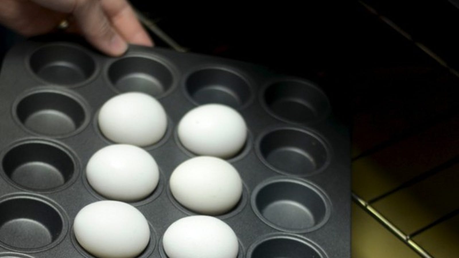 Bake Hard "Boiled" Eggs Using Muffin Tins