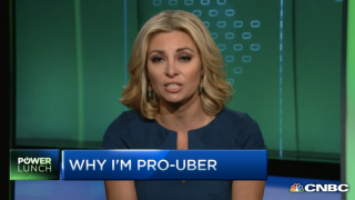 CNBC Business Journalist Advertising for Uber in Her Free Time
