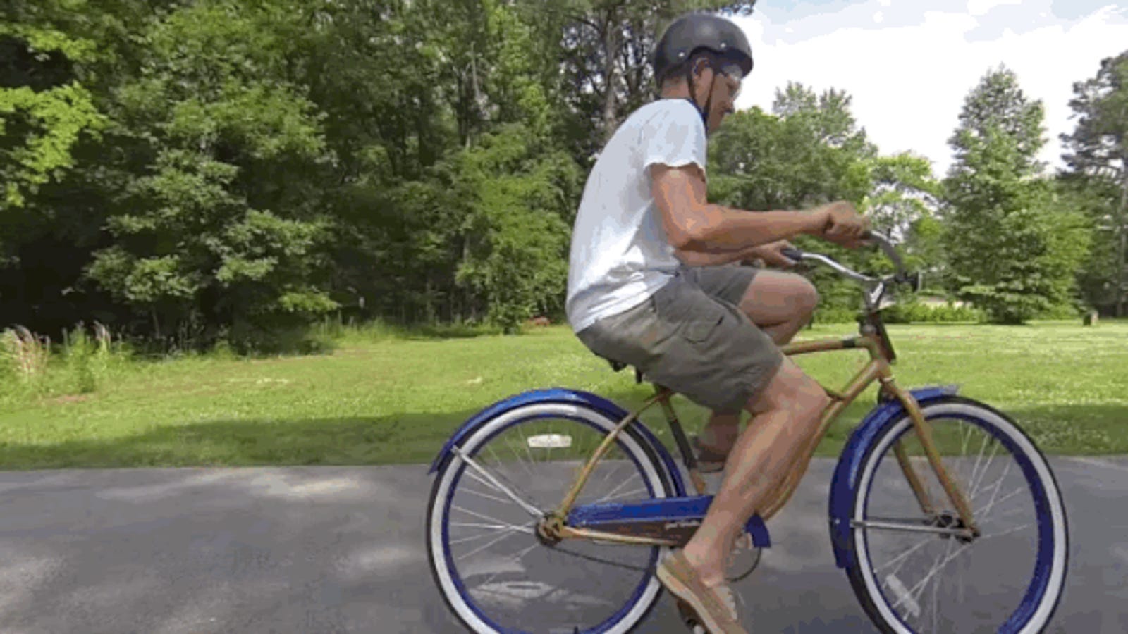how to ride a bike backwards