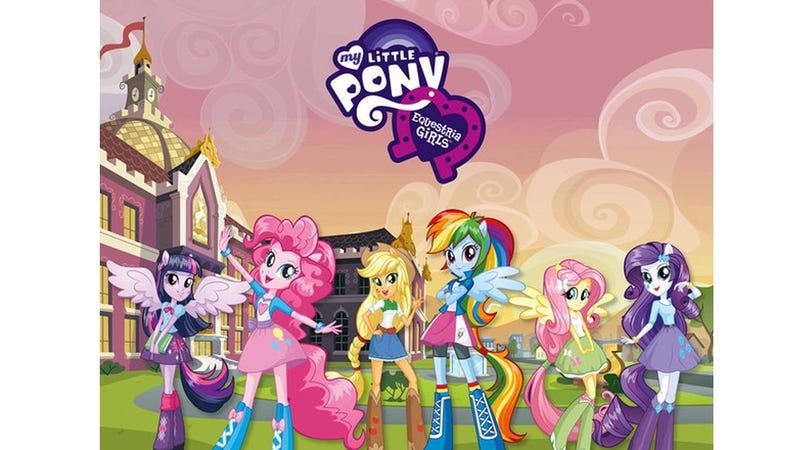 My Little Pony Spinoff: Teenage Horse-Girls With Manes. And Hands.