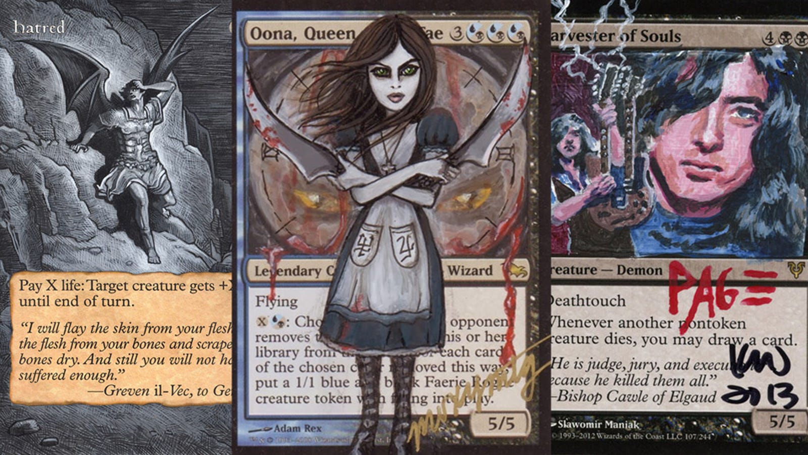 Fan Alterists Turn Magic The Gathering Cards Into