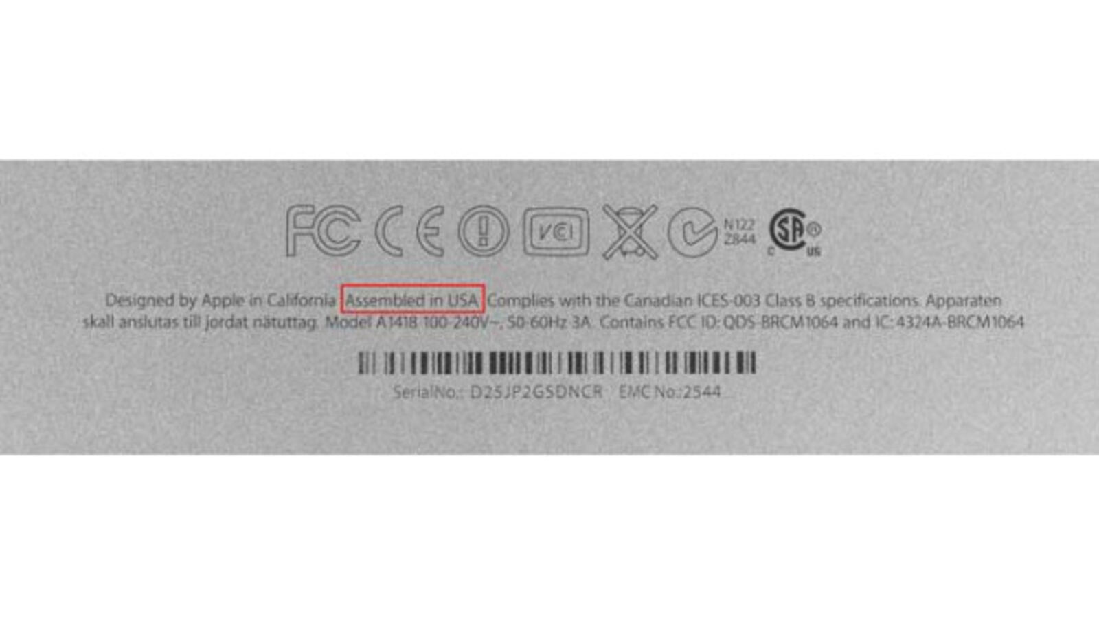 Some New iMacs Are Assembled in the US