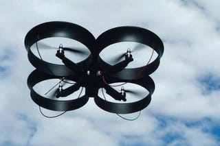 Illustration for article titled Avatar-Chic CyberQuad UAV Trades Rotors for Fans