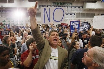 Illustration for article titled Randall Terry Booted From Town Hall Meeting, Possibly Operation Rescue