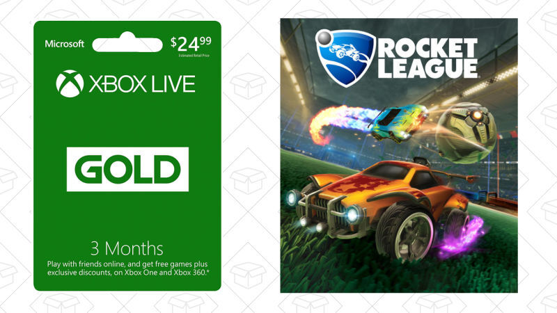 Buy Three Months Of Xbox Live Gold Get Rocket League For Free