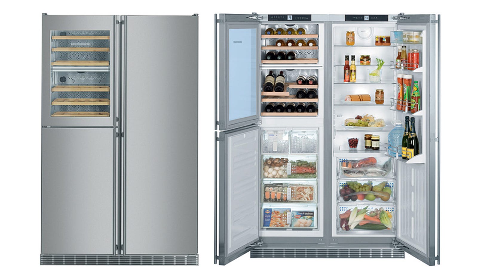 Liebherr холодильник Side by Side с винным шкафом