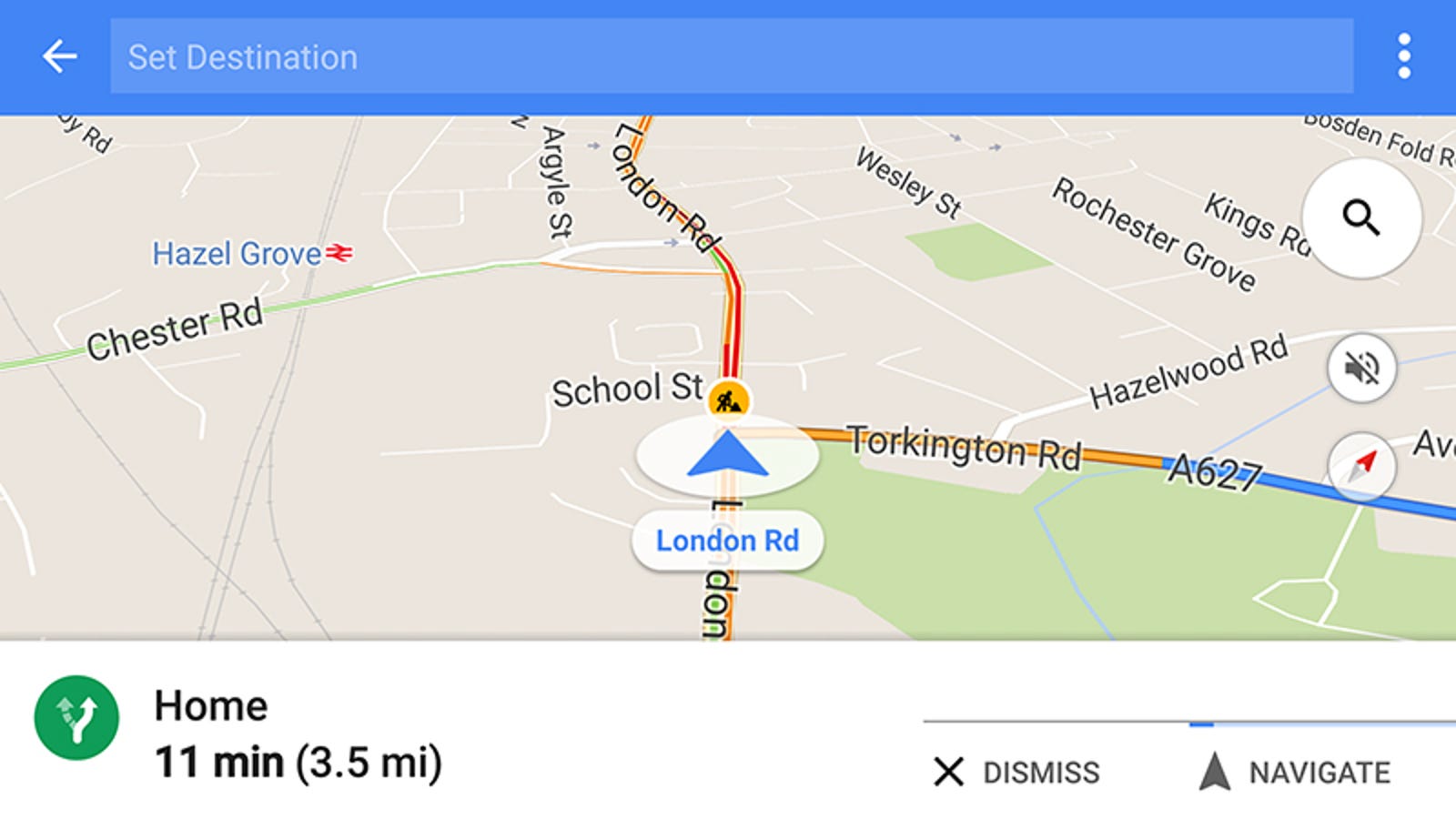 google maps driving directions