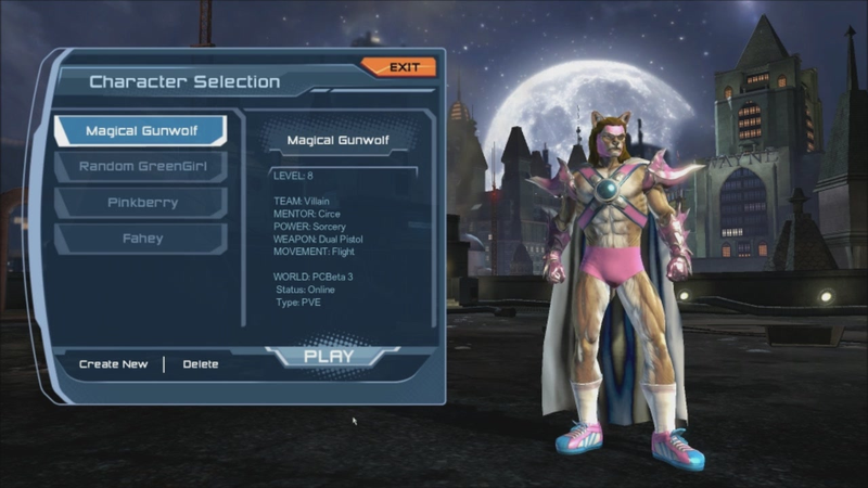 dc universe online character creation female