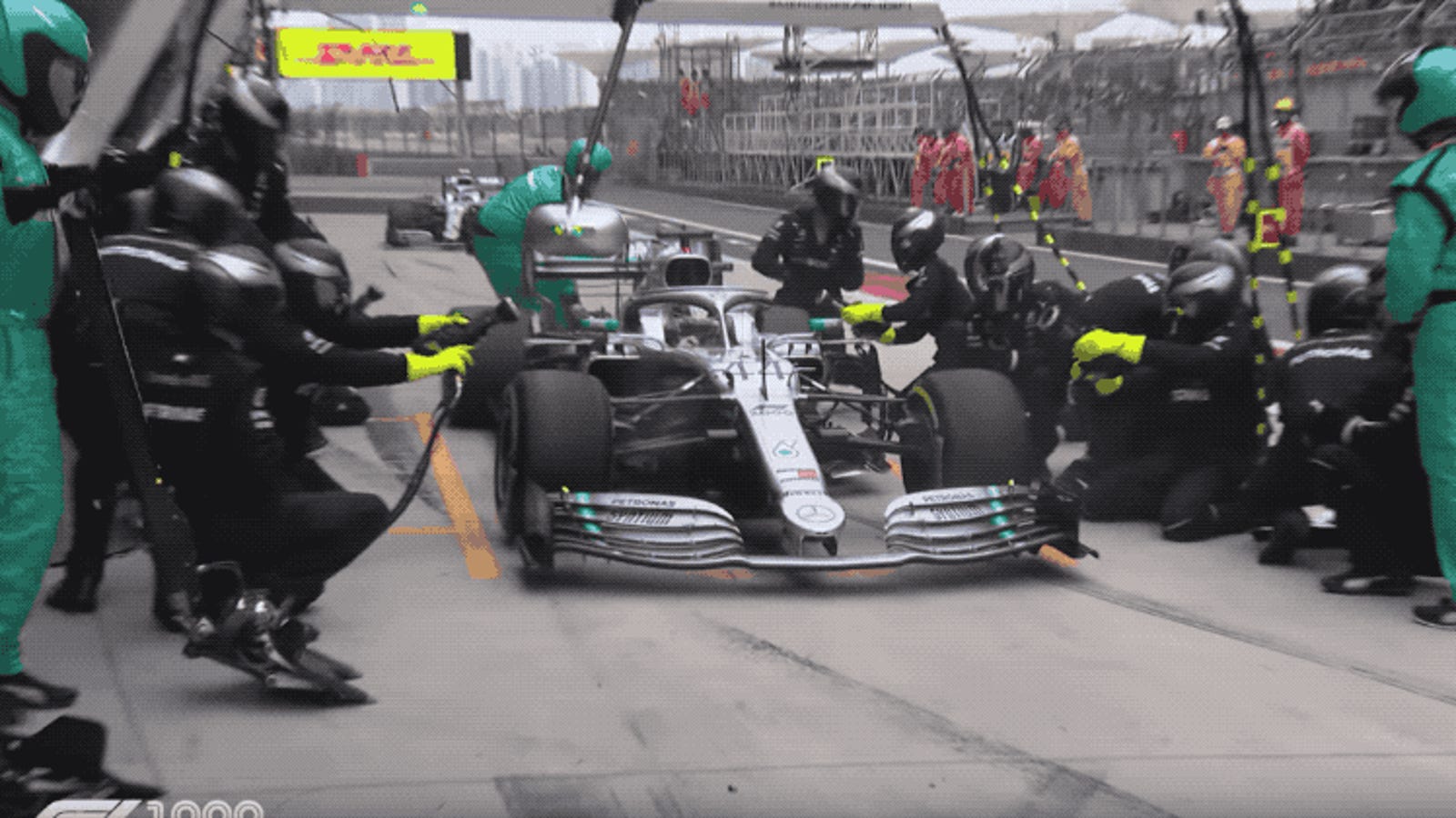 Kneel Before Mercedes 39 F1 Double Pit Stop Prowess