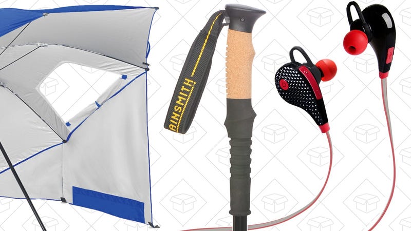 Illustration for article titled Today's Best Deals: Next Level Lounging, Beach Umbrellas, $8 Bluetooth Headphones