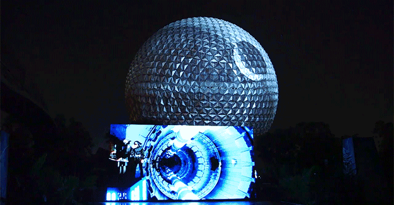 Epcot’s Spaceship Earth ‘Death Star’ at Disney World