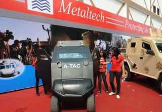 Illustration for article titled ATAC Armored Golf Cart: Prototype Photos