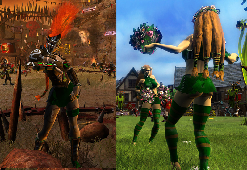 blood bowl 2 orc cheerleaders