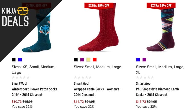 Illustration for article titled Stock Up on SmartWool With This Extremely Rare Deal