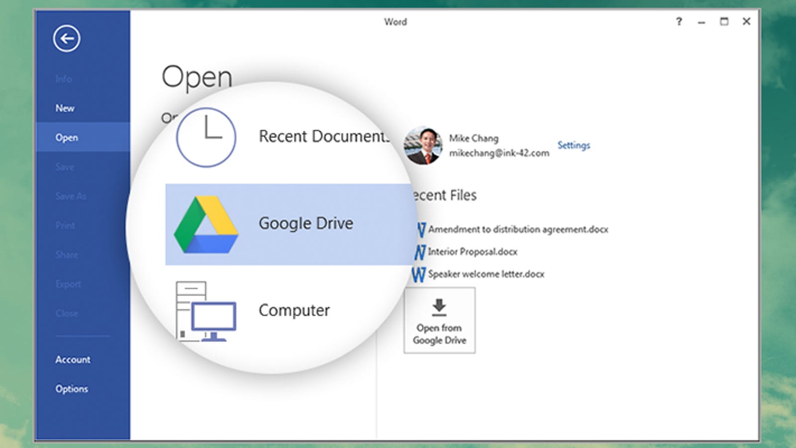 google drive plug-in for microsoft office for mac