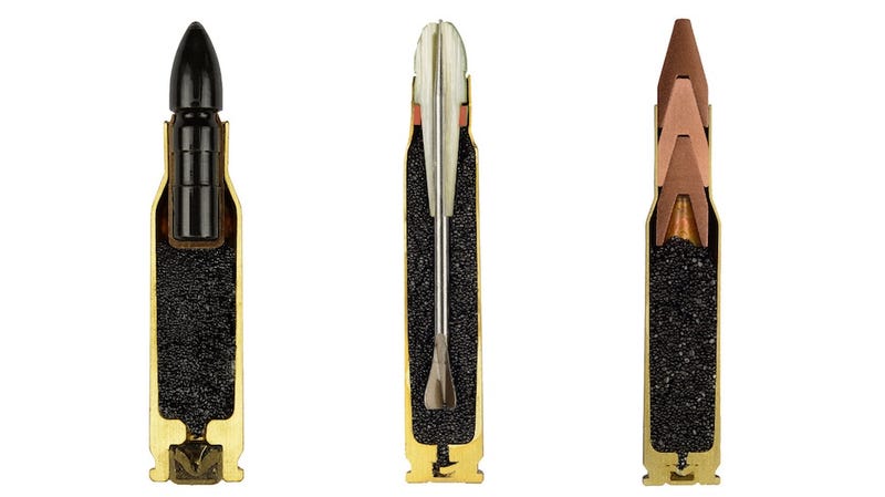 Illustration for article titled Cross-section photographs of bullets are strangely fascinating