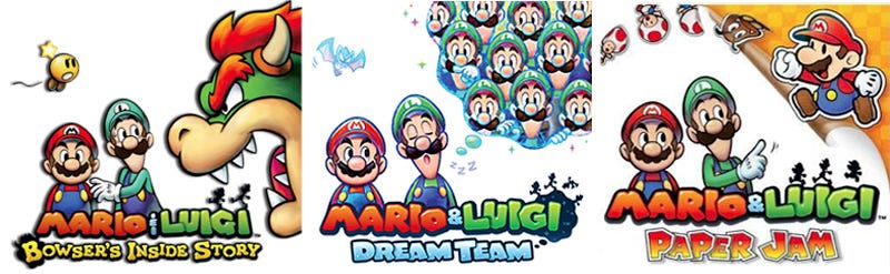 Illustration for article titled The Mario & Luigi Series' Super Cool Box Art Captures More Than Just Fun