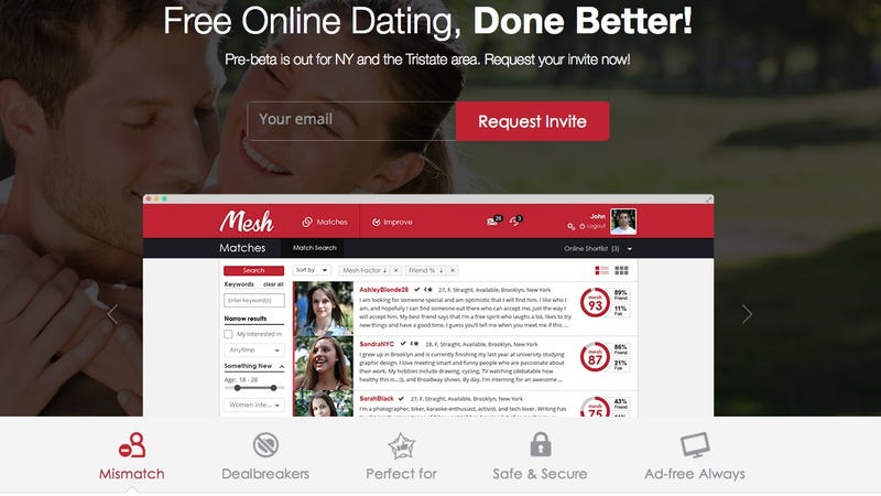 mesh online dating reviews