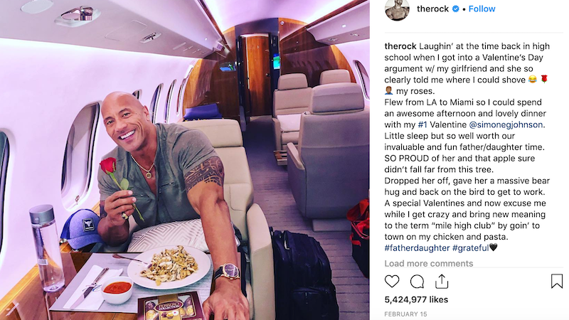 i am a scholar and my area of expertise is dwayne the rock johnson s instagram account - who follows me on instagram and who doesn 39