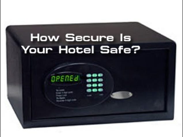 Watch This Guy Open a Hotel Room Safe With a Pocketknife and Paperclip