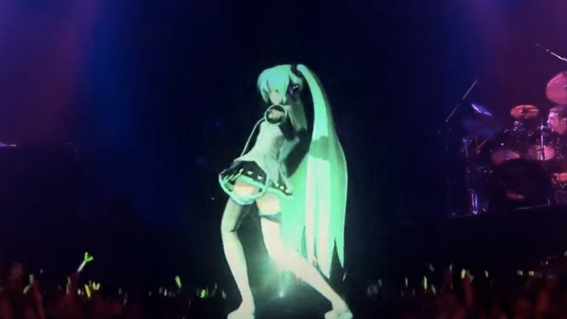 Illustration for article titled Hologram pop star embarks on a North American tour