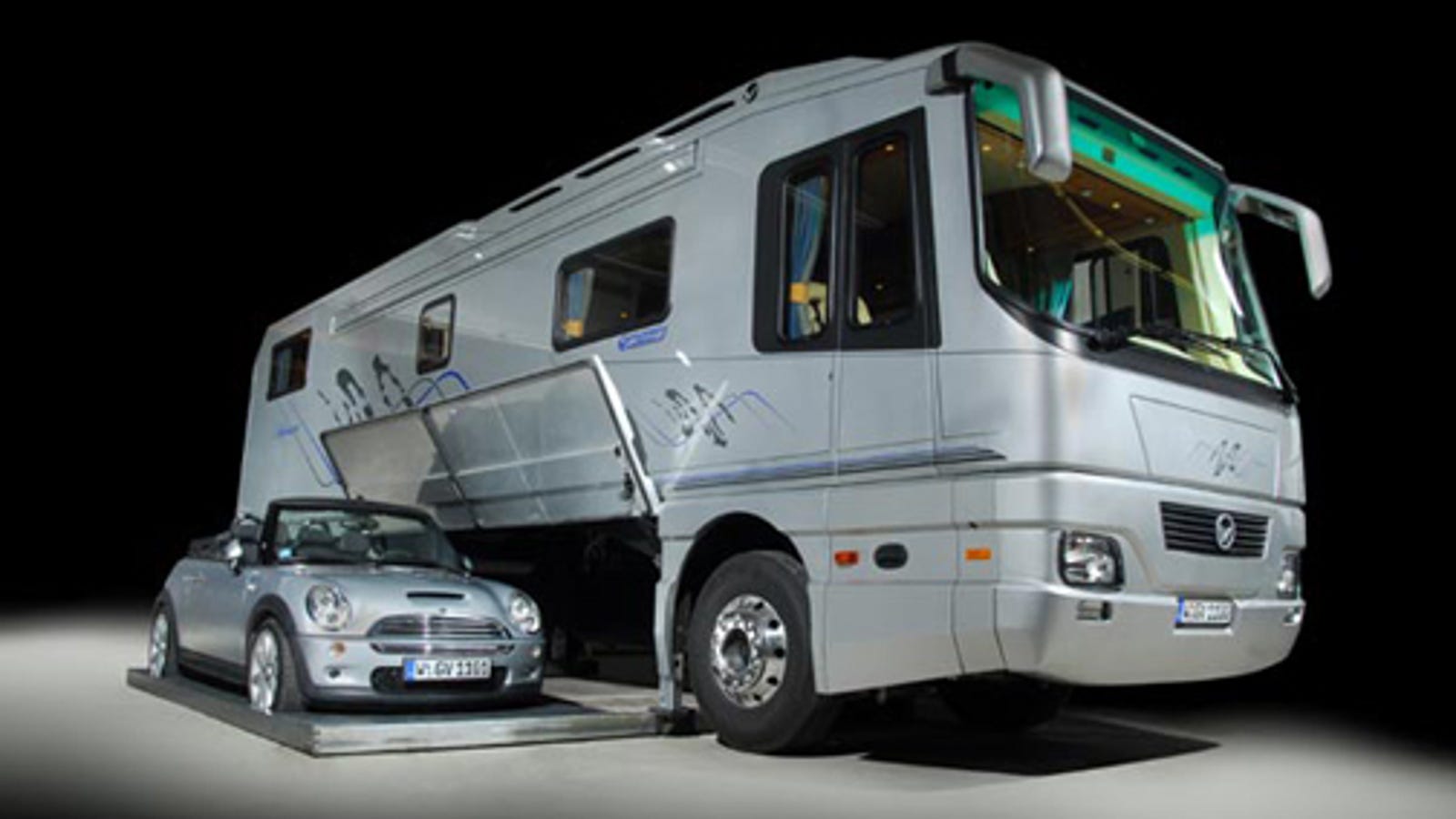 Volkner Mobil Car-Carrying Motor Home Could Be Yours For $1.2 Million